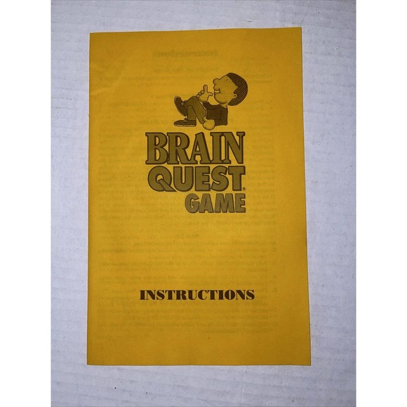 Brain Quest Board Game University Games Ages 6 to 12 Vintage 1993 Grade 1 to 6 - Picture 5 of 5